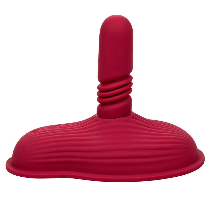 CALEXOTICS - RIDER MASAJEADOR DOBLE MOTOR CONTROL REMOTO ROJO - Nuvica