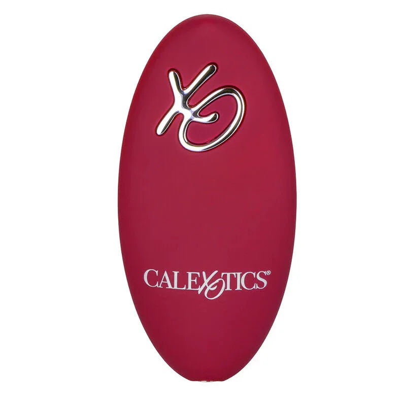 CALEXOTICS - RIDER MASAJEADOR DOBLE MOTOR CONTROL REMOTO ROJO - Nuvica