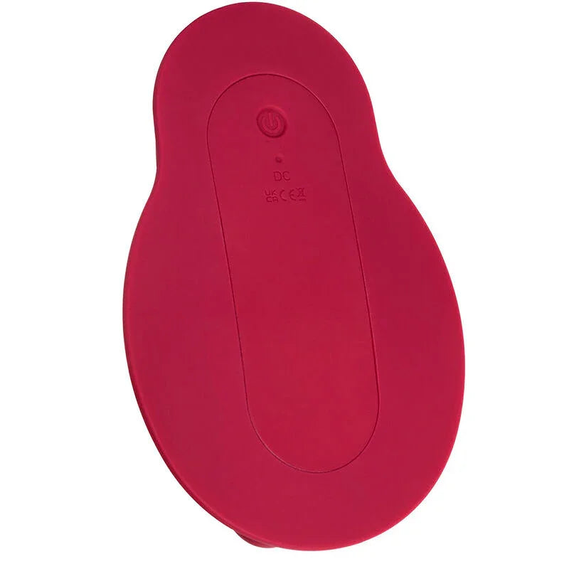 CALEXOTICS - RIDER MASAJEADOR DOBLE MOTOR CONTROL REMOTO ROJO - Nuvica