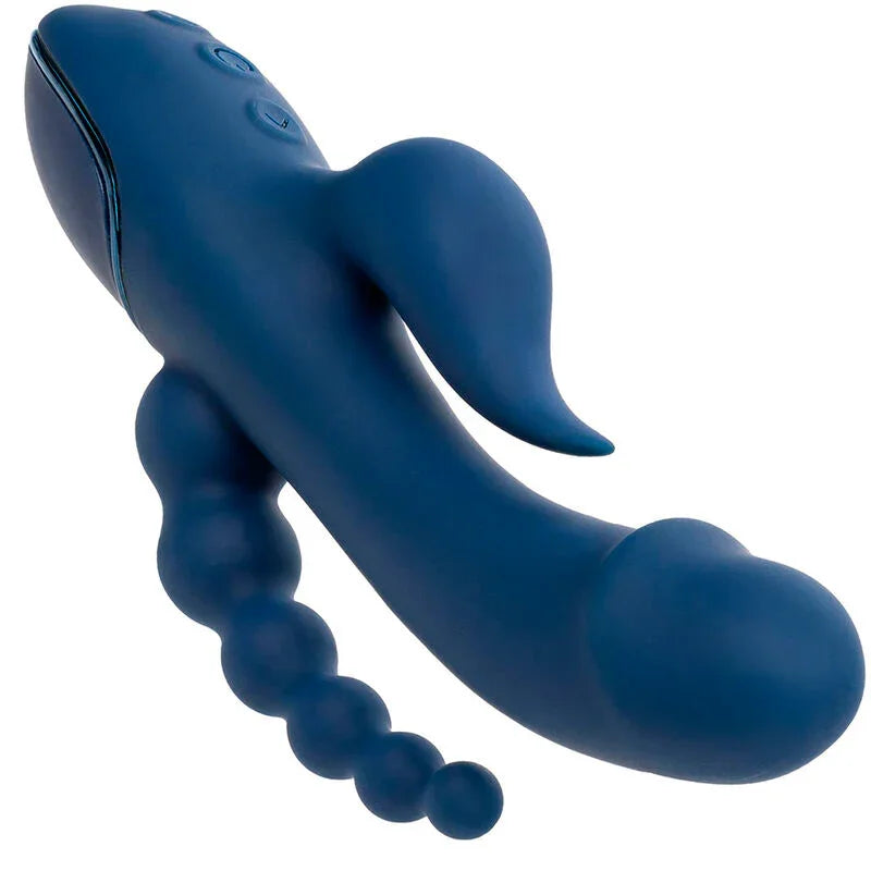 CALEXOTICS - VIBRADOR TRIPLE ORGASM AZUL - Nuvica
