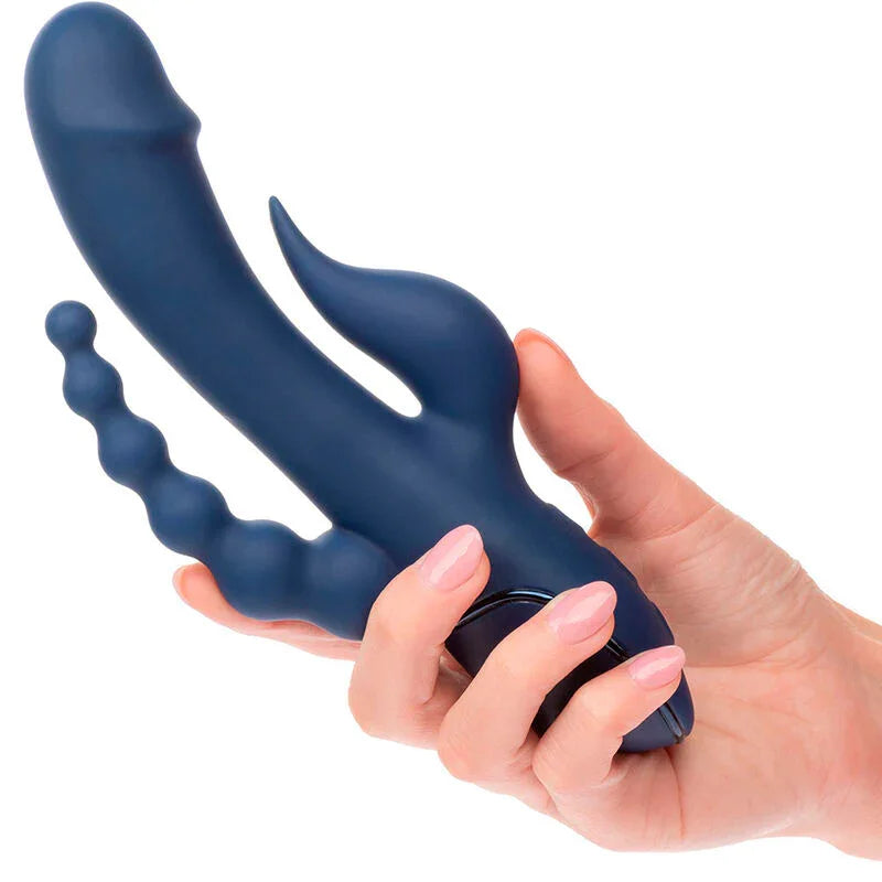 CALEXOTICS - VIBRADOR TRIPLE ORGASM AZUL - Nuvica
