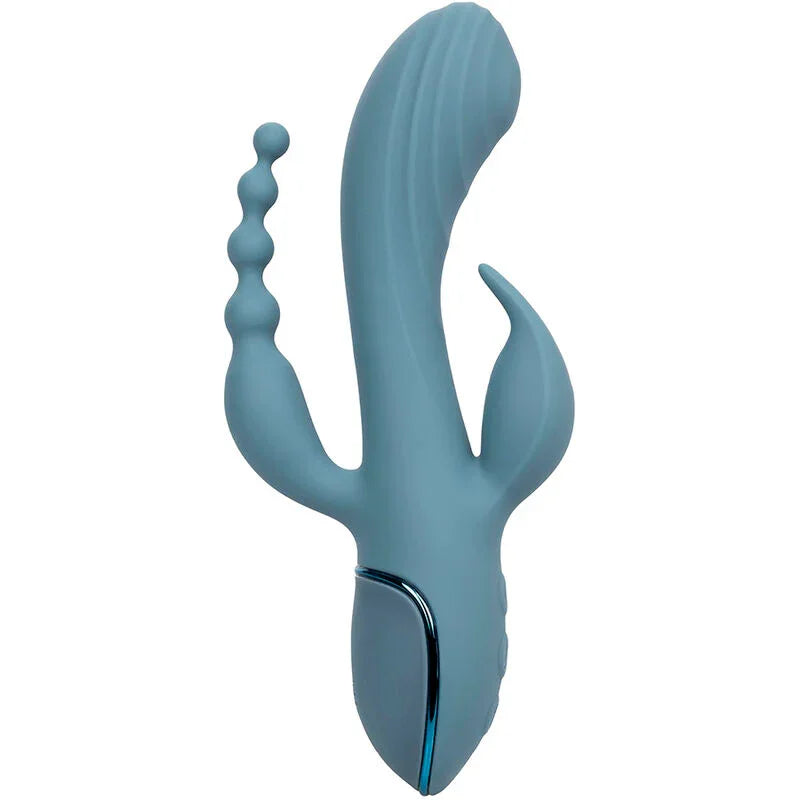 CALEXOTICS - VIBRADOR TRIPLE ÉXTASIS GRIS - Nuvica