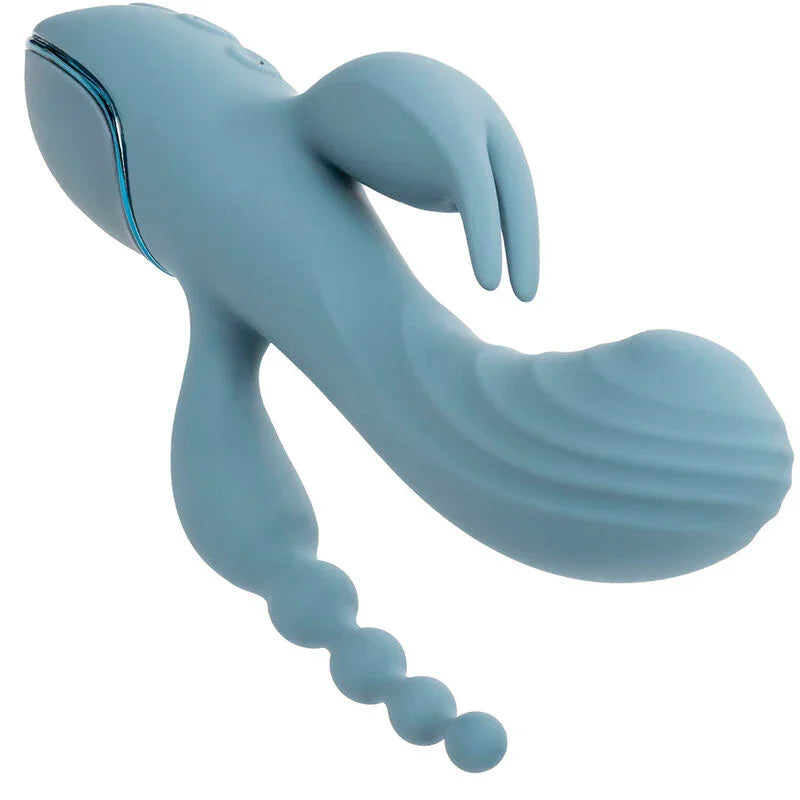 CALEXOTICS - VIBRADOR TRIPLE ÉXTASIS GRIS - Nuvica