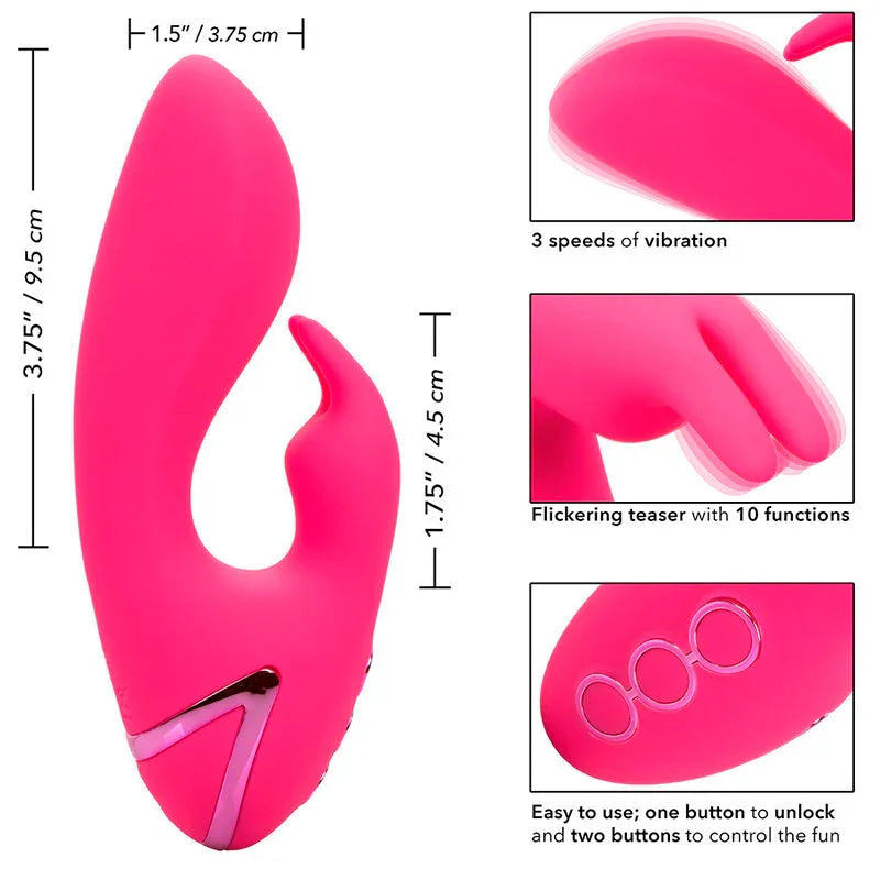 CALEXOTICS - SO. CAL SUSHINE VIBRATOR RABBIT FUCSIA BY CALIFORNIA DREAMING - Nuvica