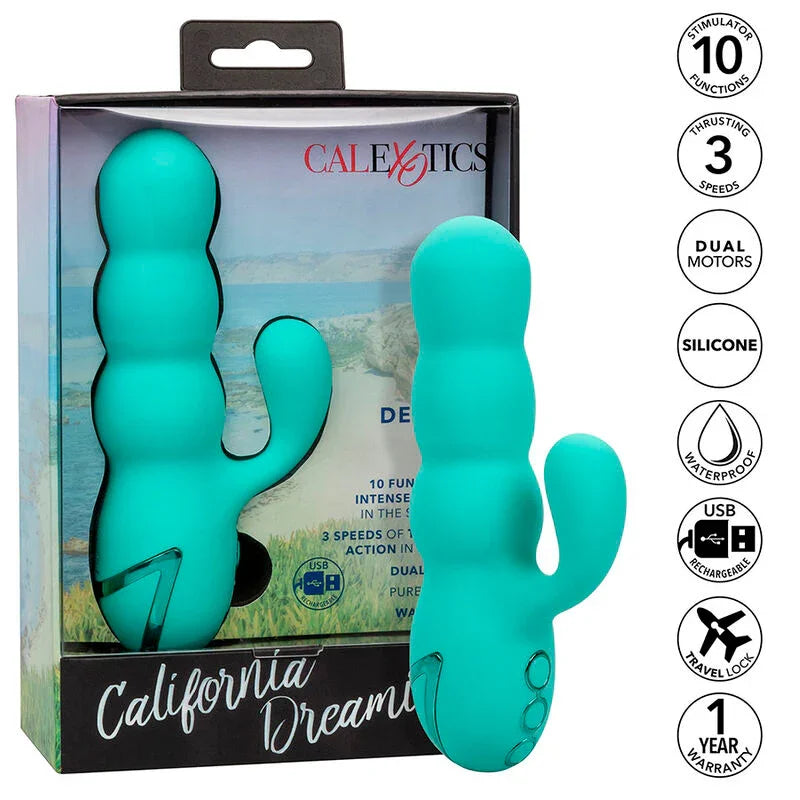 CALEXOTICS - DEL MAR DIVA VIBRADOR RABBIT VERDE AGUA BY CALIFORNIA DREAMING - Nuvica