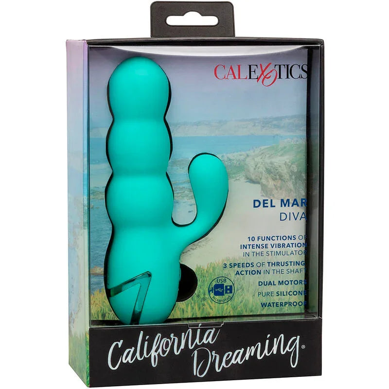 CALEXOTICS - DEL MAR DIVA VIBRADOR RABBIT VERDE AGUA BY CALIFORNIA DREAMING - Nuvica