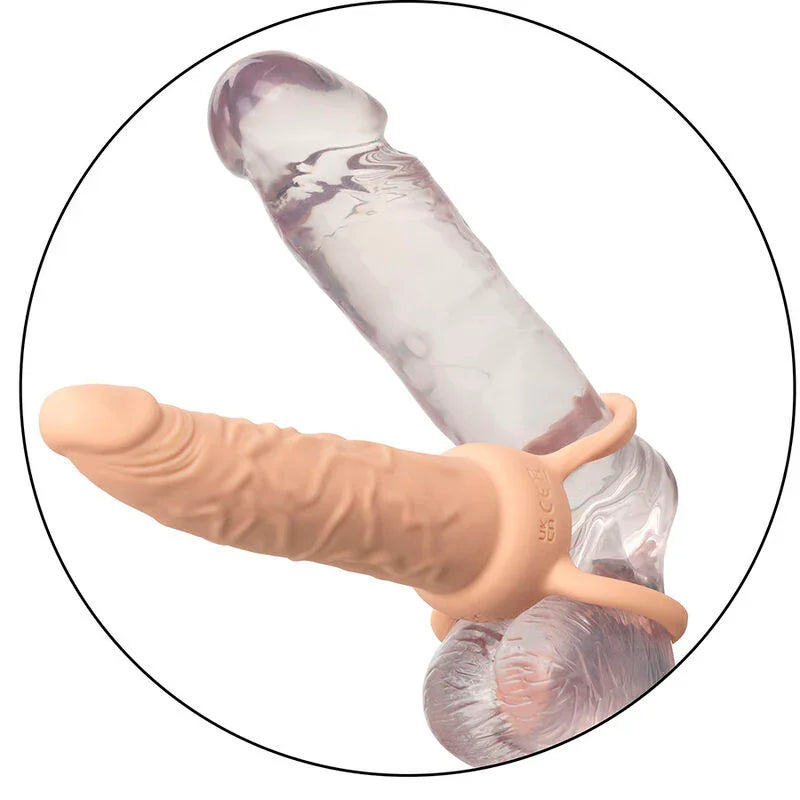 CALEXOTICS - PERFORMANCE MAXX DOBLE PENETRADOR RECARGABLE PIEL CLARO - Nuvica