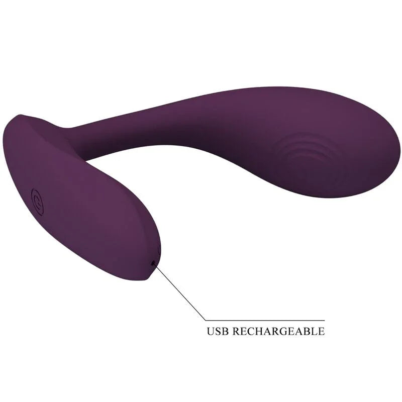 PRETTY LOVE - BAIRD G-SPOT 12 VIBRACIONES RECARGABLE LILA APP - Nuvica