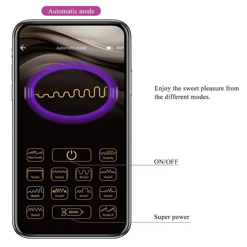 PRETTY LOVE - BAIRD G-SPOT 12 VIBRACIONES RECARGABLE LILA APP - Nuvica