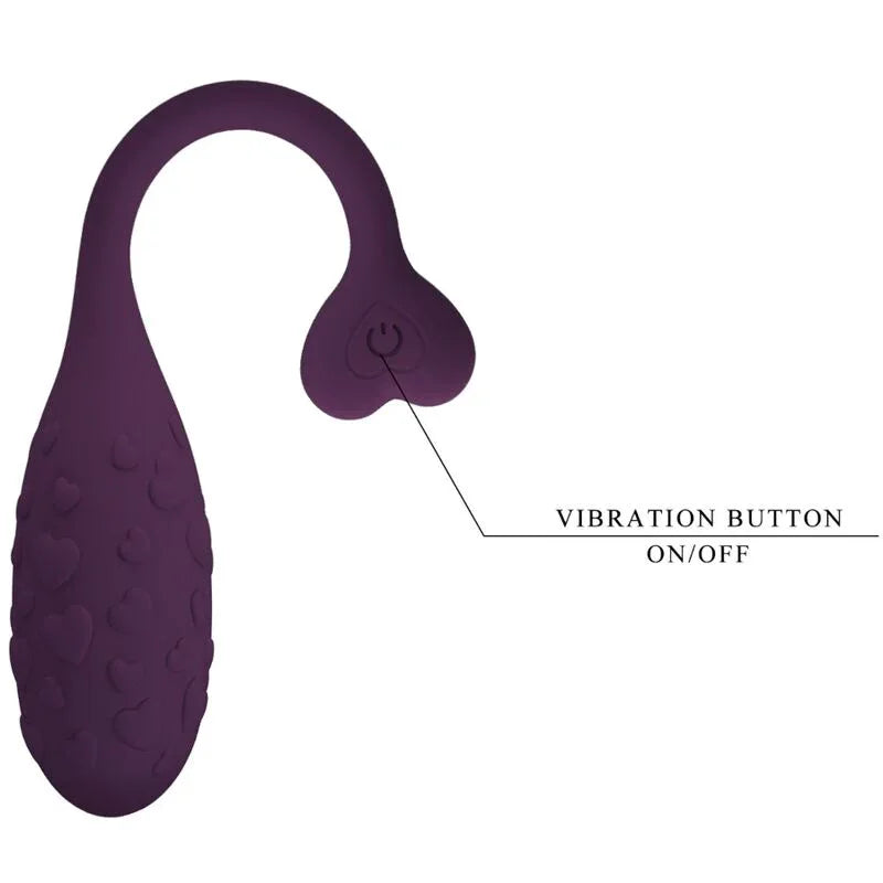 PRETTY LOVE - FISHERMAN HUEVO VIBRADOR LILA CONTROLADO POR APP - Nuvica