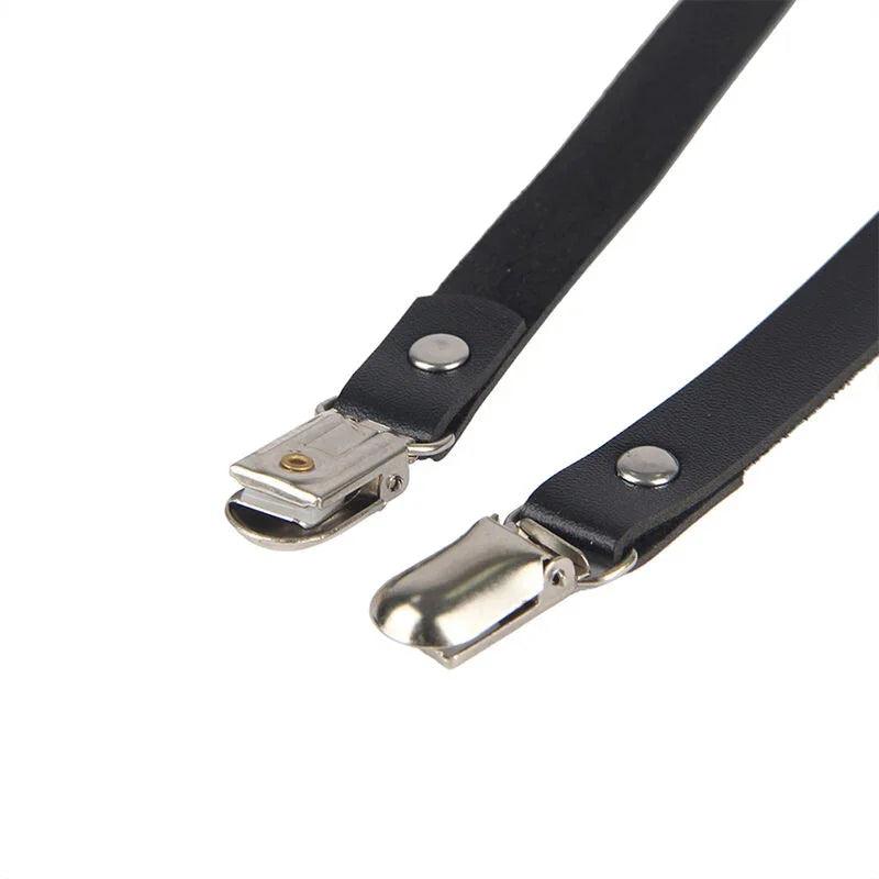 SUBBLIME - ARNÉS DE PIERNA CADENA CUERO NEGRO TALLA ÚNICA - Nuvica