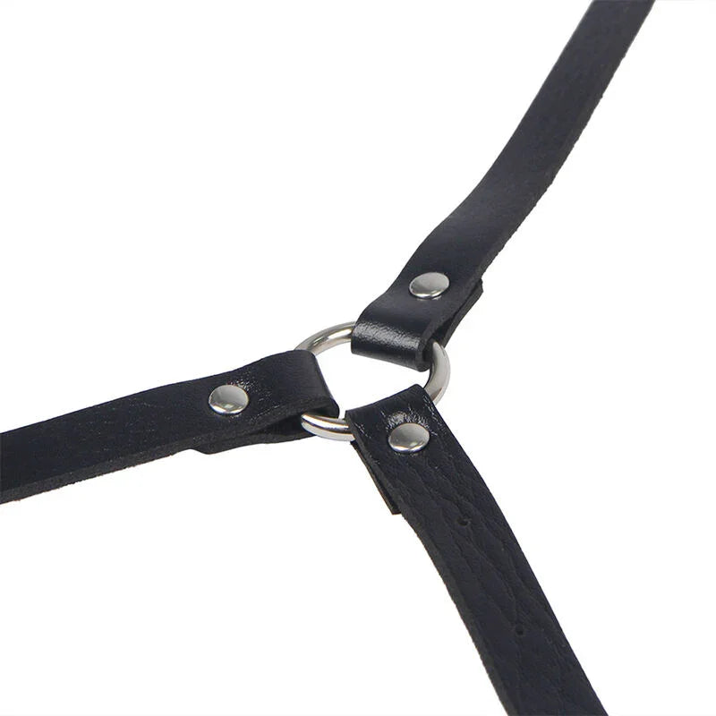 SUBBLIME - ARNÉS DE CUERPO CUERO NEGRO TALLA ÚNICA - Nuvica
