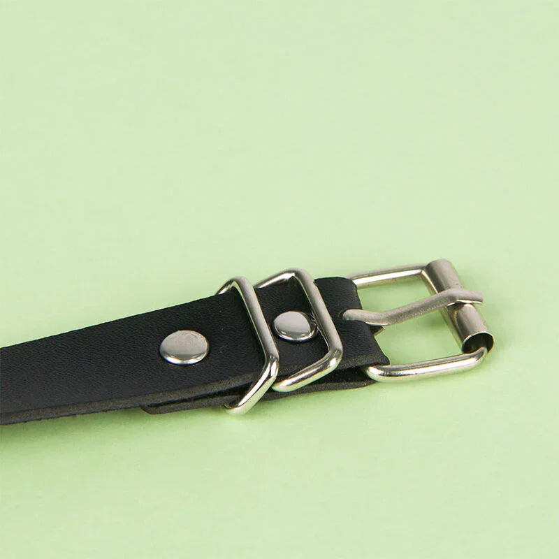 SUBBLIME - CINTURÓN DE CADENAS CUERO NEGRO TALLA ÚNICA - Nuvica
