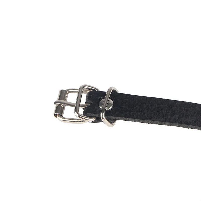 SUBBLIME - CINTURON DE CADENAS ANILLAS CUERO NEGRO TALLA ÚNICA - Nuvica