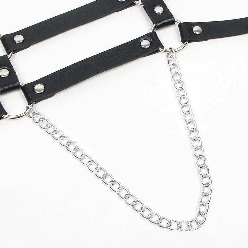 SUBBLIME - ARNÉS CON TIRANTAS DETALLE CADENAS TALLA ÚNICA - Nuvica