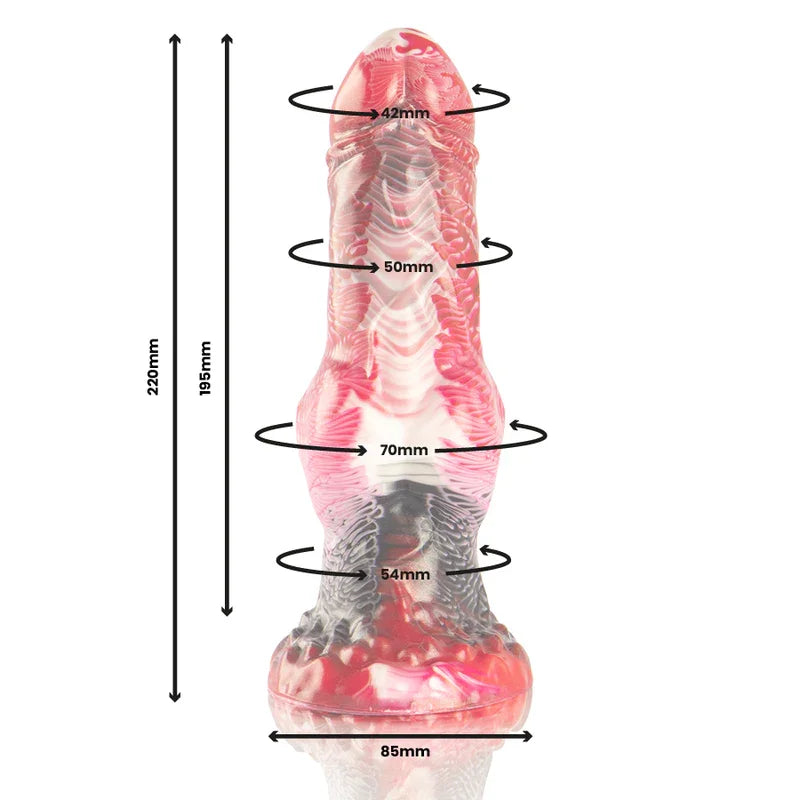 EPIC - HELIOS DILDO CON TESTÍCULOS CALOR Y ÉXTASIS - Nuvica