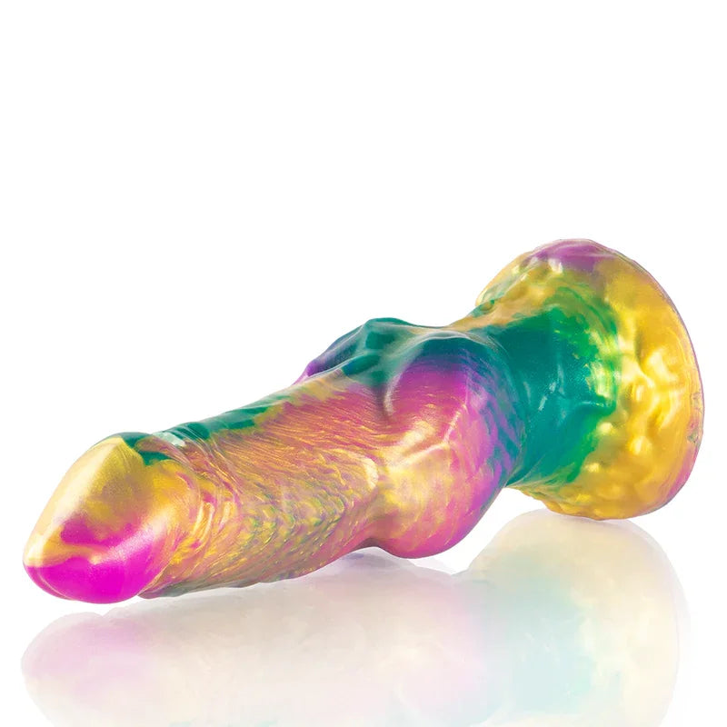 EPIC - IRIS DILDO CON TESTÍCULOS ARCOÍRIS DE PLACER - Nuvica