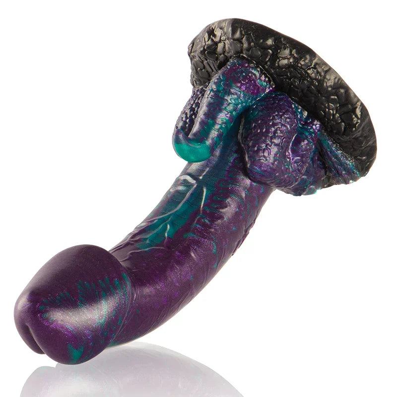 EPIC - BASILISK DILDO DOBLE PLACER ESCAMOSO TAMAÑO PEQUEÑO - Nuvica