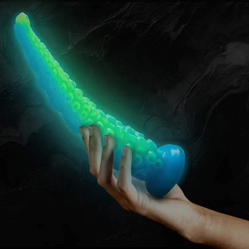 EPIC - SCYLLA DILDO TENTÁCULO FINO FLUORESCENTE TAMAÑO GRANDE - Nuvica