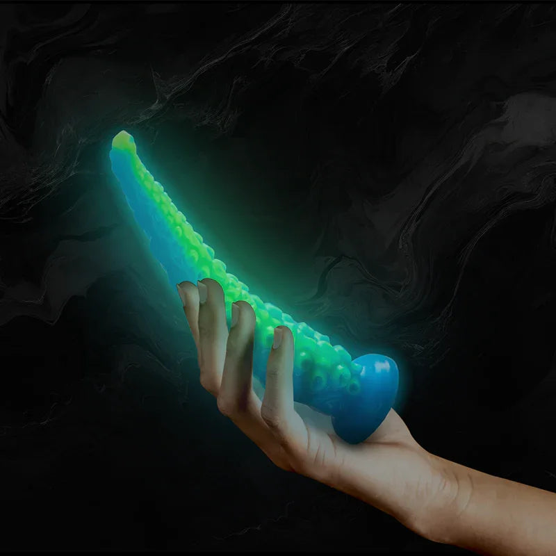 EPIC - SCYLLA DILDO TENTÁCULO FINO FLUORESCENTE TAMAÑO PEQUEÑO - Nuvica