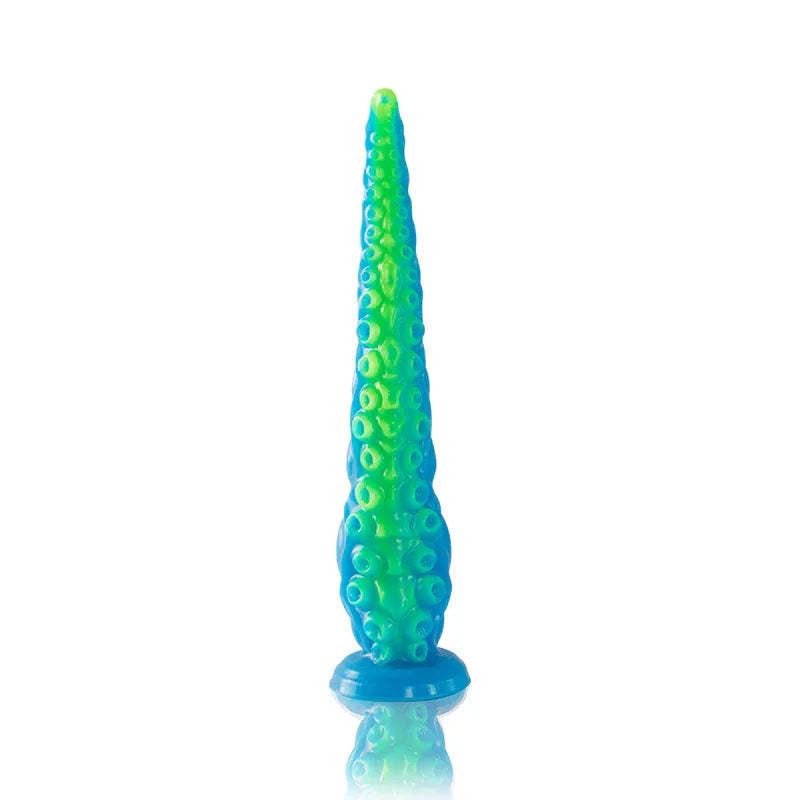 EPIC - SCYLLA DILDO TENTÁCULO FINO FLUORESCENTE TAMAÑO PEQUEÑO - Nuvica