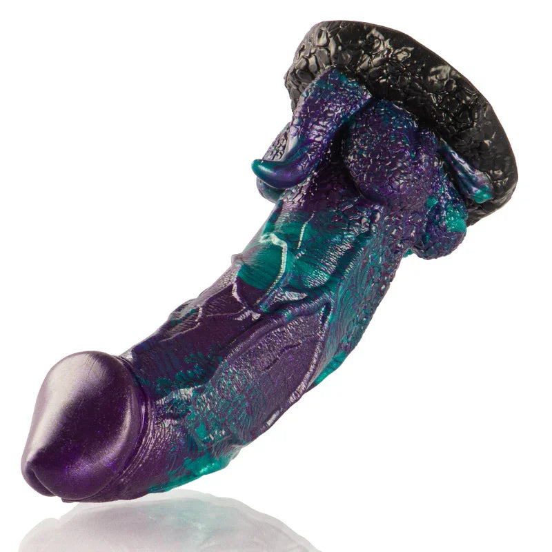 EPIC - BASILISK DILDO DOBLE PLACER ESCAMOSO TAMAÑO GRANDE - Nuvica