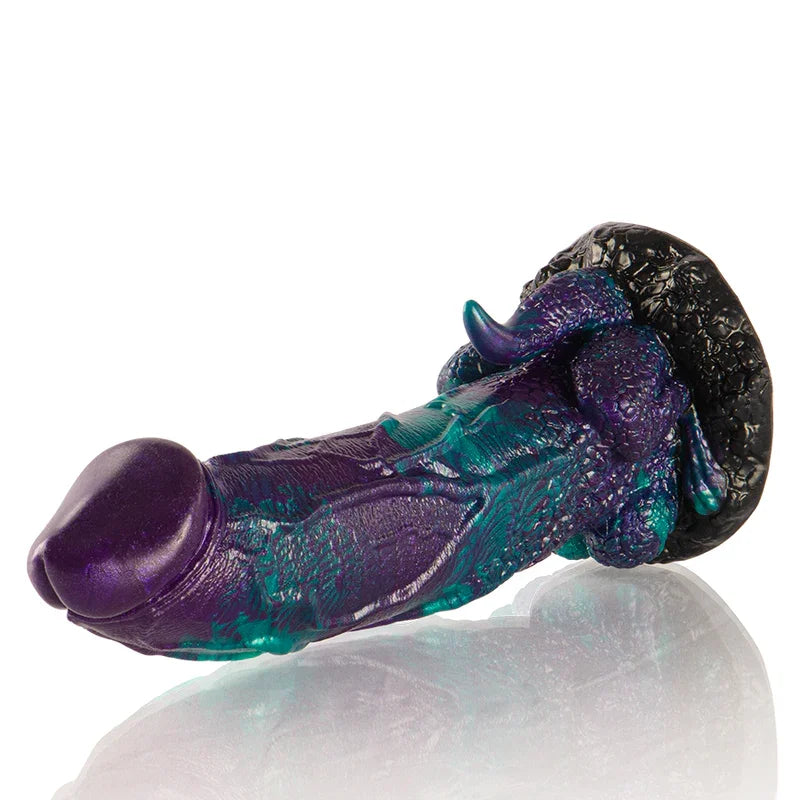 EPIC - BASILISK DILDO DOBLE PLACER ESCAMOSO TAMAÑO GRANDE - Nuvica