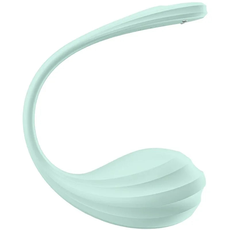 SATISFYER - SMOOTH PETAL ESTIMULADOR PUNTO G VERDE AGUA APP GRATUITA - Nuvica