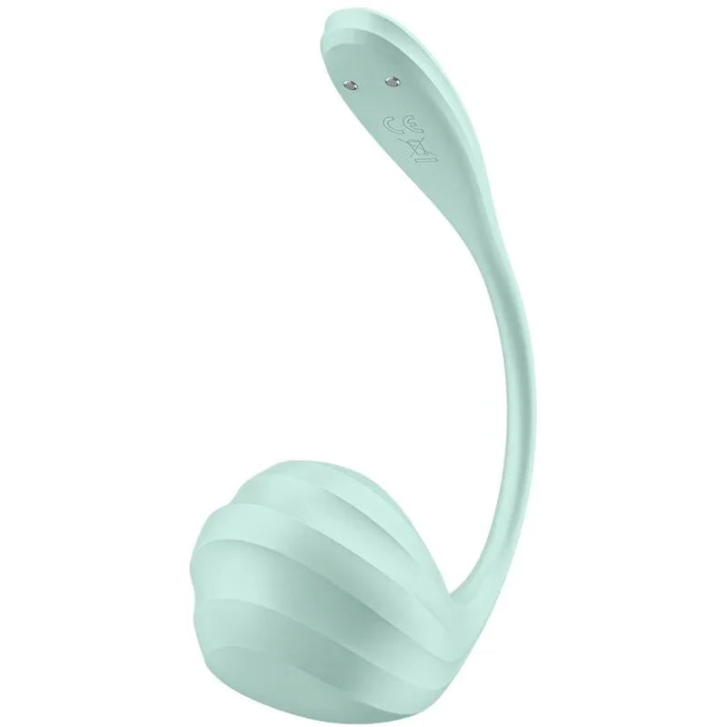 SATISFYER - SMOOTH PETAL ESTIMULADOR PUNTO G VERDE AGUA APP GRATUITA - Nuvica