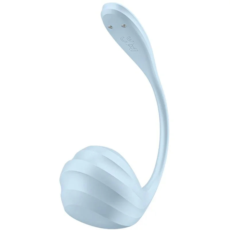 SATISFYER - SMOOTH PETAL ESTIMULADOR PUNTO G CELESTE APP GRATUITA - Nuvica