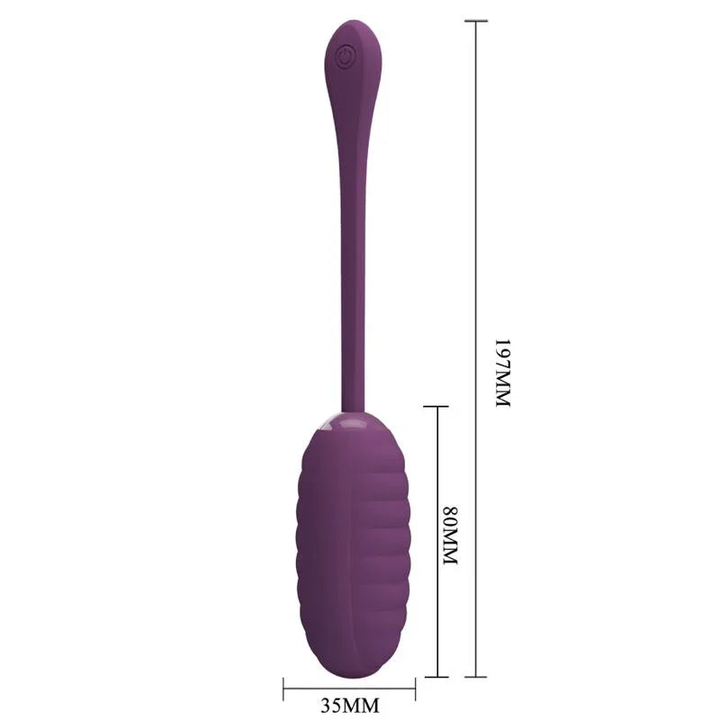 PRETTY LOVE - CASPER HUEVO VIBRADOR RECARGABLE MORADO - Nuvica