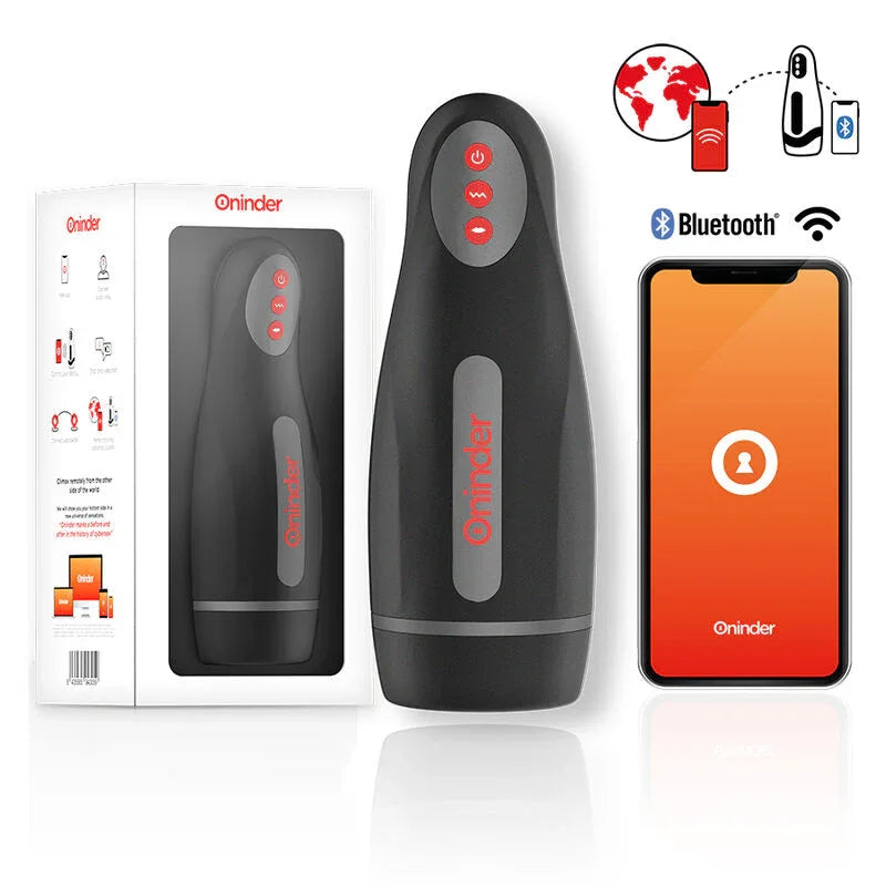ONINDER - SEOUL MASTURBADOR MASCULINO DE COMPRESION Y VIBRACIÓN - APP GRATUITA - Nuvica