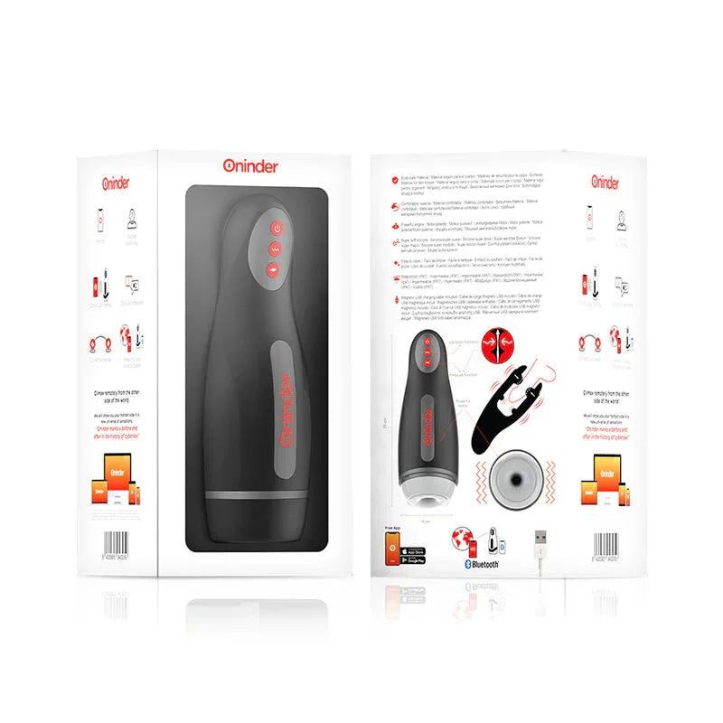 ONINDER - SEOUL MASTURBADOR MASCULINO DE COMPRESION Y VIBRACIÓN - APP GRATUITA - Nuvica