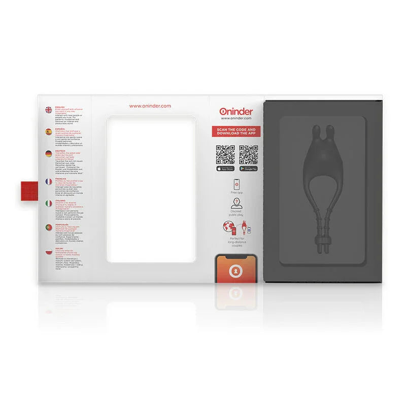 ONINDER - PAMPA ANILLO VIBRADOR AJUSTABLE Y MULTIPOSICION - APP GRATUITA - Nuvica
