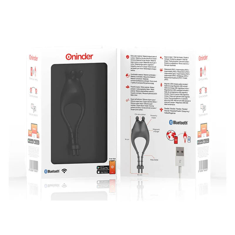 ONINDER - PAMPA ANILLO VIBRADOR AJUSTABLE Y MULTIPOSICION - APP GRATUITA - Nuvica