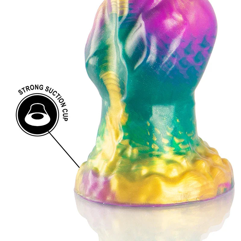 EPIC - IRIS DILDO CON TESTÍCULOS ARCOÍRIS DE PLACER - Nuvica