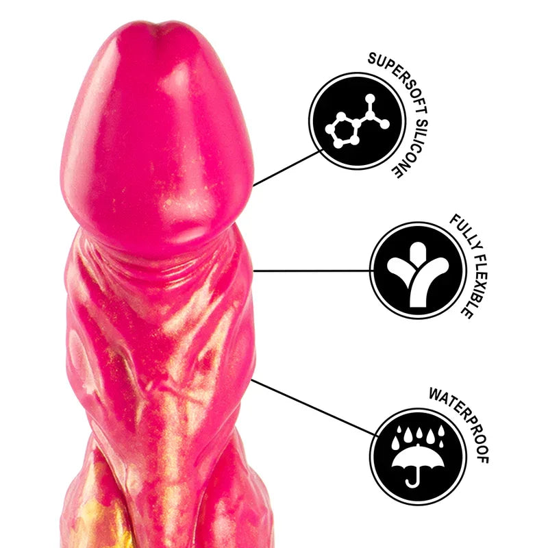 EPIC - CERBERUS DILDO FUEGO MITOLÓGICO - Nuvica