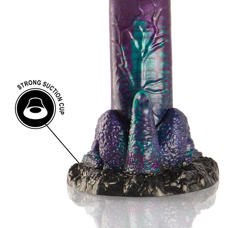 EPIC - BASILISK DILDO DOBLE PLACER ESCAMOSO TAMAÑO PEQUEÑO - Nuvica