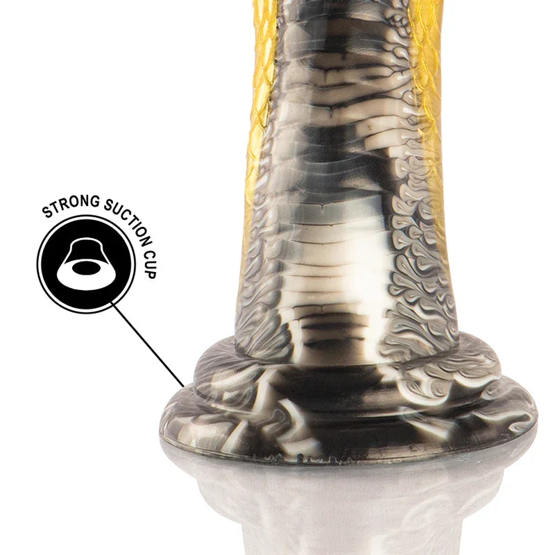 EPIC - DRAKON DILDO COBRA AMARILLA - Nuvica