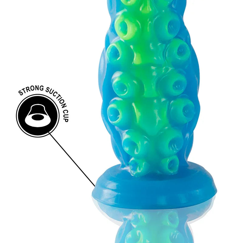 EPIC - SCYLLA DILDO TENTÁCULO FINO FLUORESCENTE TAMAÑO GRANDE - Nuvica