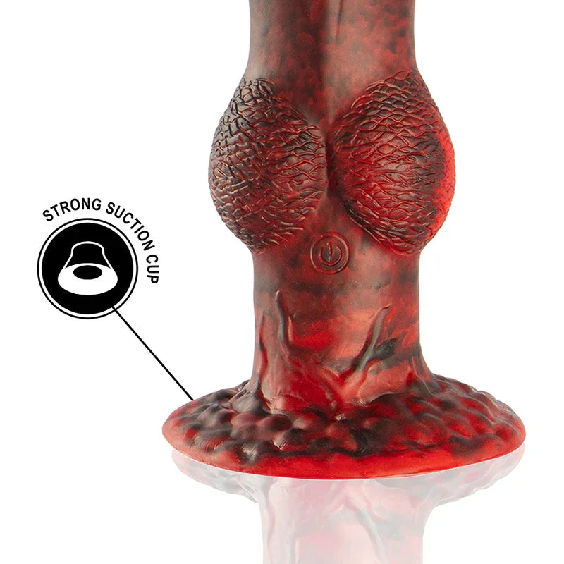 EPIC - PROMETHEUS DILDO TITAN EN LLAMAS RECARGABLE CONTROL REMOTO - Nuvica