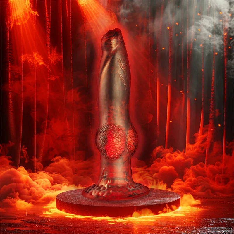 EPIC - PROMETHEUS DILDO TITAN EN LLAMAS RECARGABLE CONTROL REMOTO - Nuvica