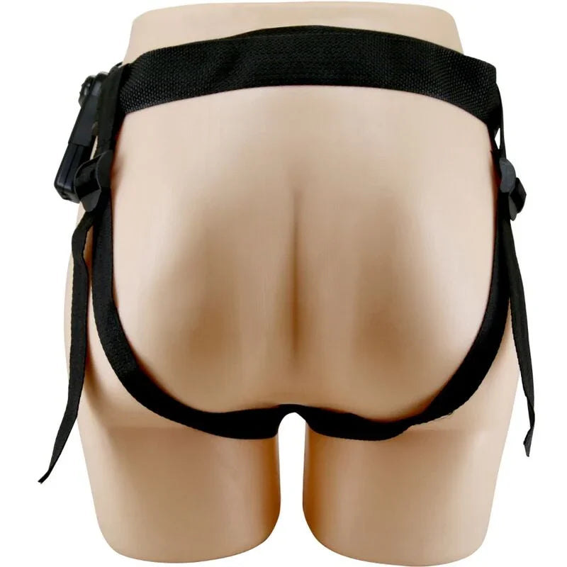 PRETTY LOVE - MARION HARNESS BRIEFS UNIVERSAL CON DILDO VIBRACIÓN 19 CM MULATO - Nuvica