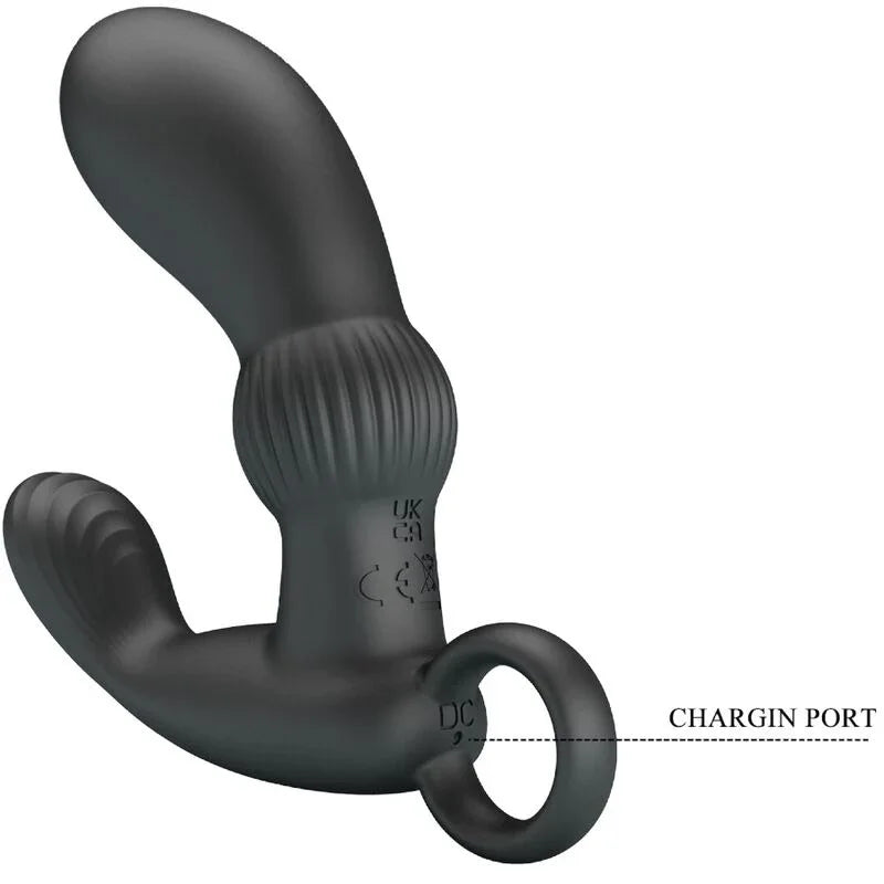 PRETTY LOVE - CAYLA MASAJEADOR VIBRADOR ANAL NEGRO - Nuvica