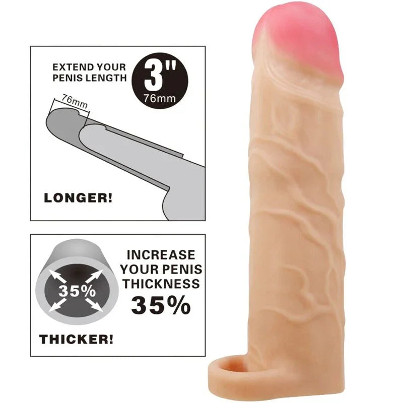 PRETTY LOVE - GERD FUNDA DE PENE EXTENSORA NATURAL - Nuvica