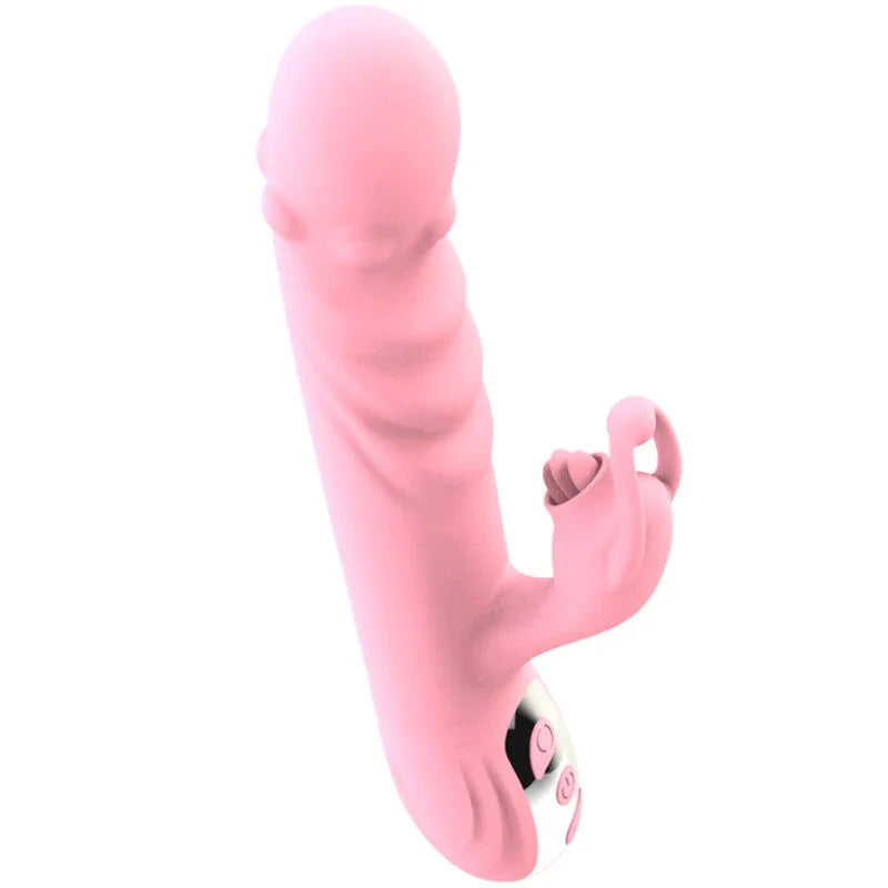 ARMONY - FULLY TONGUE VIBRADOR CON LENGUA ESTIMULADORA EFECTO CALOR ROSA - Nuvica