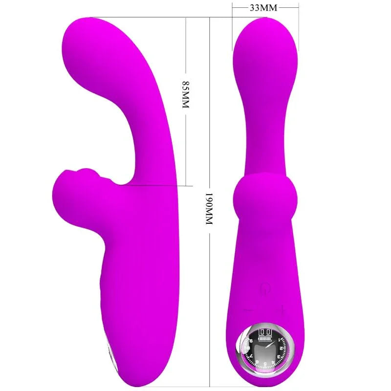 PRETTY LOVE - SKYLAR VIBRADOR ESTIMULADOR PÚRPURA - Nuvica