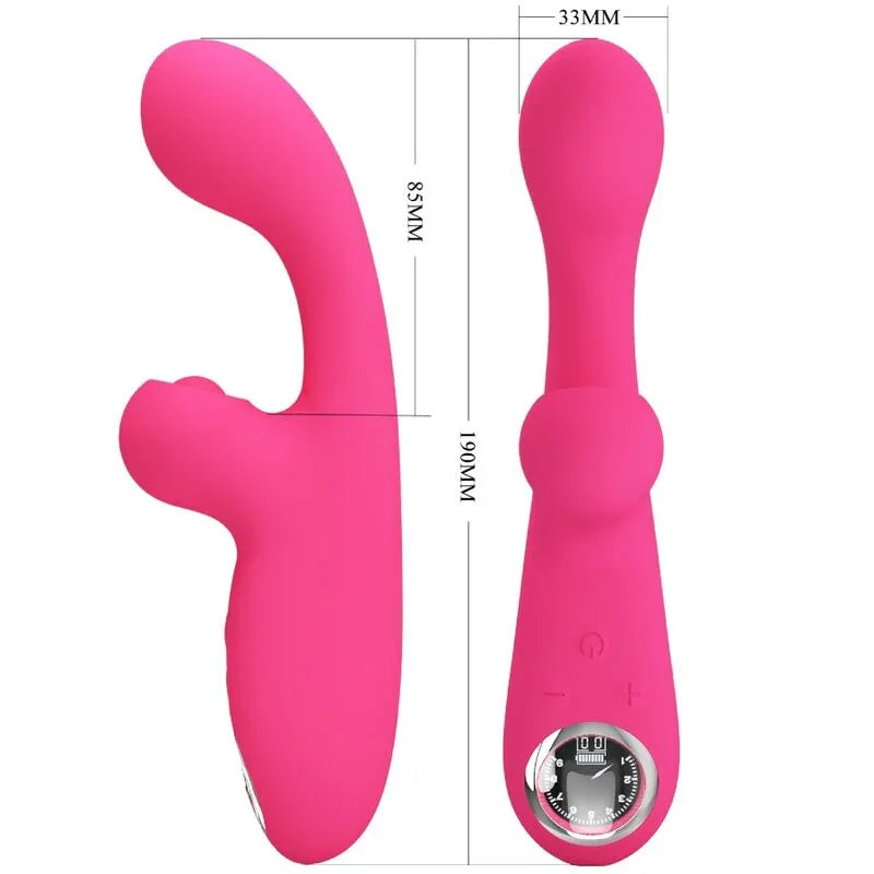 PRETTY LOVE - SKYLAR VIBRADOR ESTIMULADOR ROSA - Nuvica