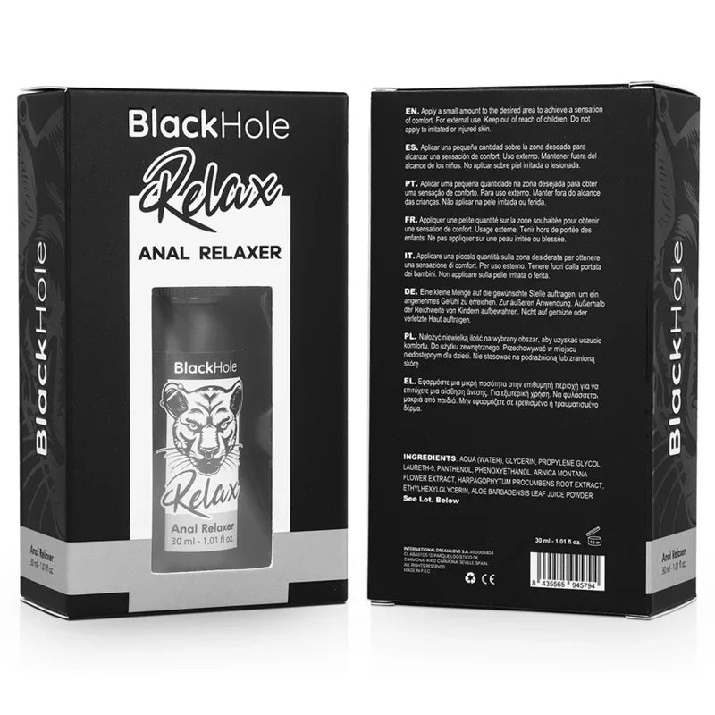 BLACK HOLE - SPRAY EXPLORER RELAJANTE ANAL 30 ML - Nuvica