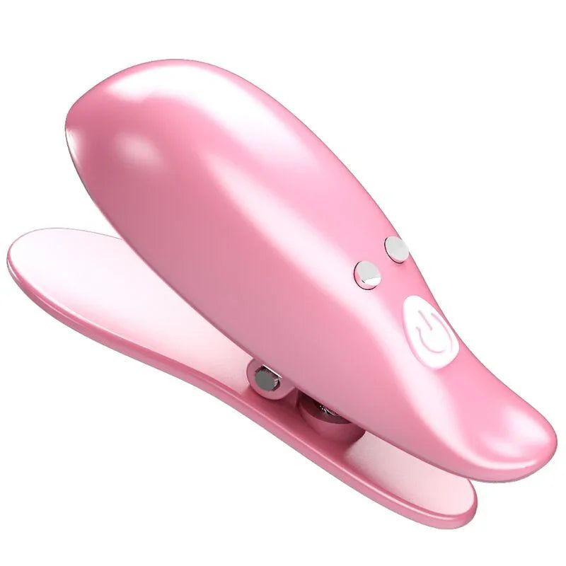 PRETTY LOVE - LEAF PINZAS VIBRATORIAS PARA PEZONES ROSA - Nuvica